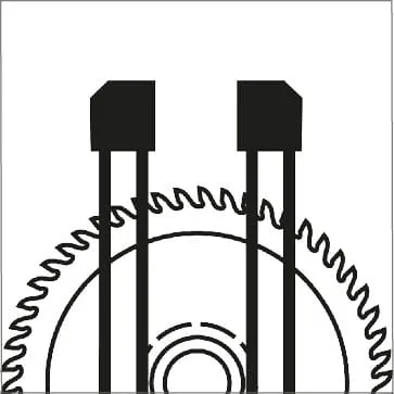Hammasmuodot - Tasahammas vuoropuolisella viisteellä