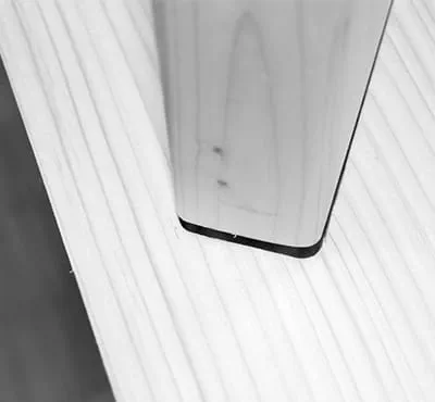 Porrasaskelmien koeasennus