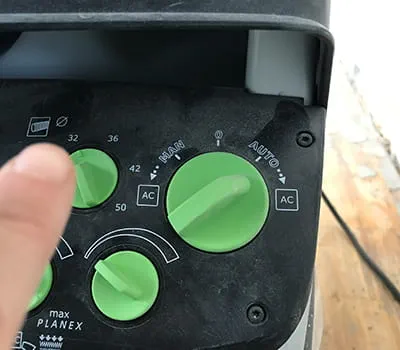 Letkun halkaisijaksi 32 