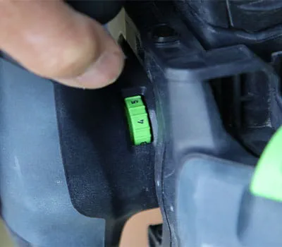 Kierrosluvun alentaminen