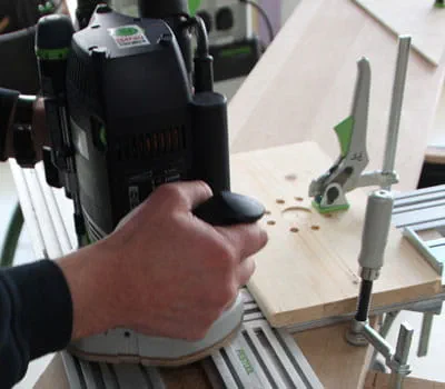 Jyrsintäsapluunan valmistelu