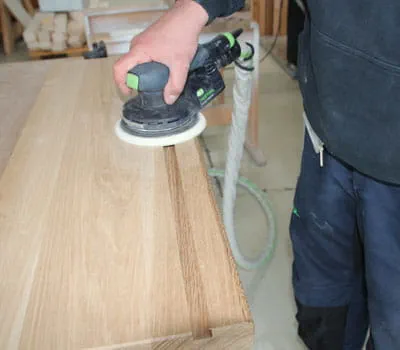 Askelpintojen hiominen