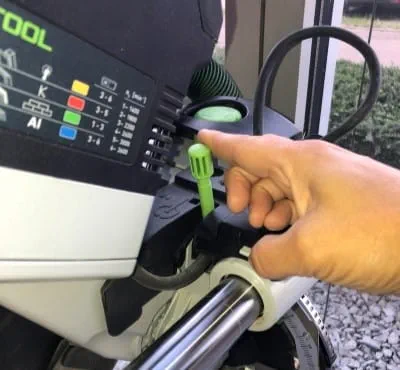 Katkaisusyvyyden rajoittimen säätäminen