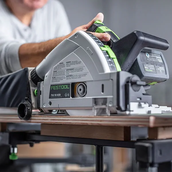 Festool-upotussaha TSC 55 K ja uusi Wood Fine Cut -sahanterä