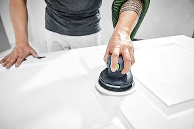 Ovien työstö Festool-epäkeskohiomakoneella ETS EC 150